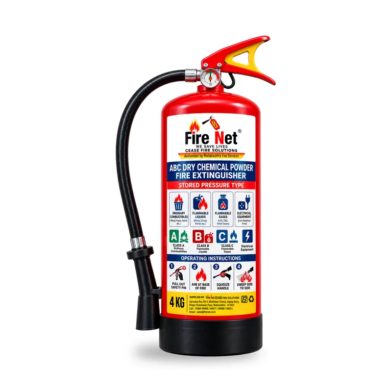 ABC Dry Powder Fire Extinguisher – 4 kg