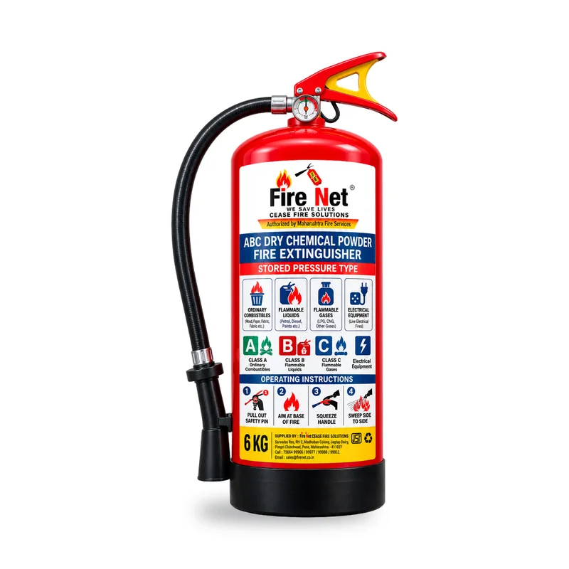 ABC Dry Powder Fire Extinguisher – 6 kg