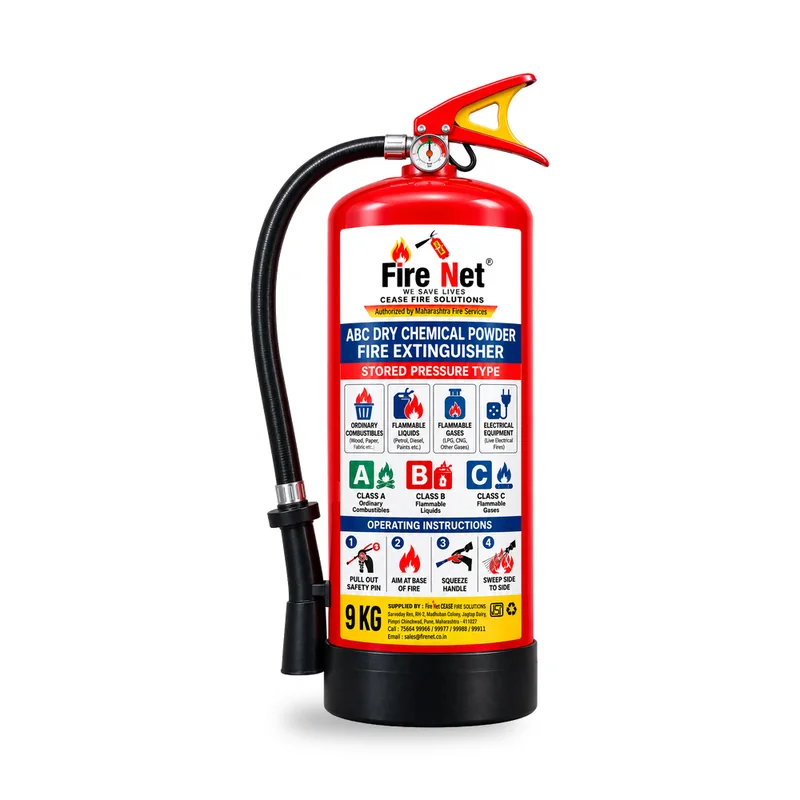 ABC Dry Powder Fire Extinguisher – 9 kg