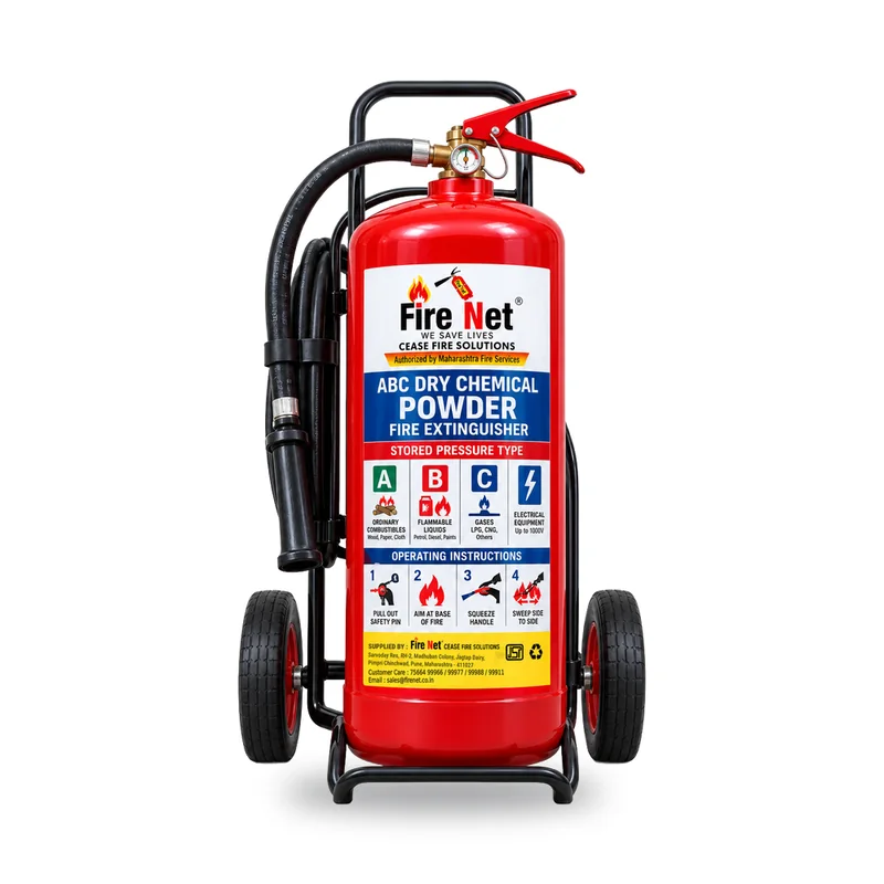 ABC Wheeled Fire Extinguisher (Trolley) – 25 kg