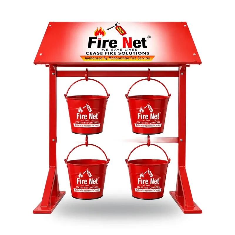 Fire Bucket with Canopy Stand