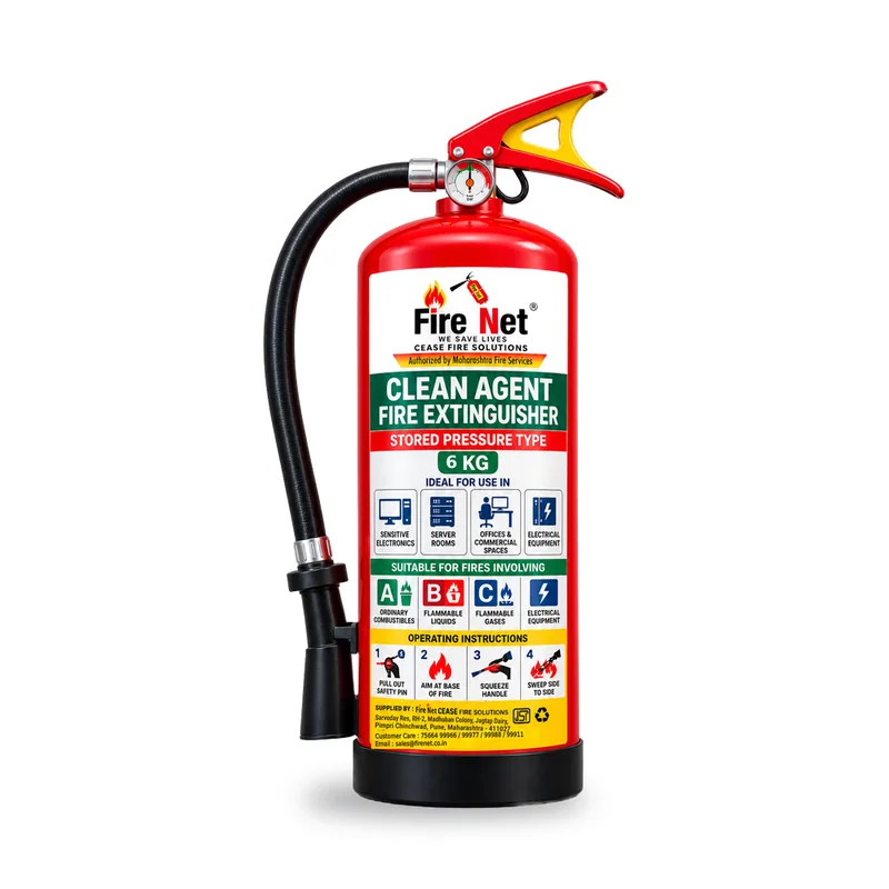 Clean Agent Fire Extinguisher – 6 kg