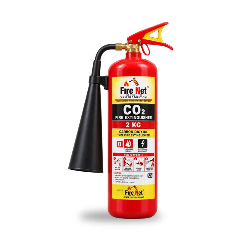 CO₂ Fire Extinguisher (Squeeze Type) – 2 kg
