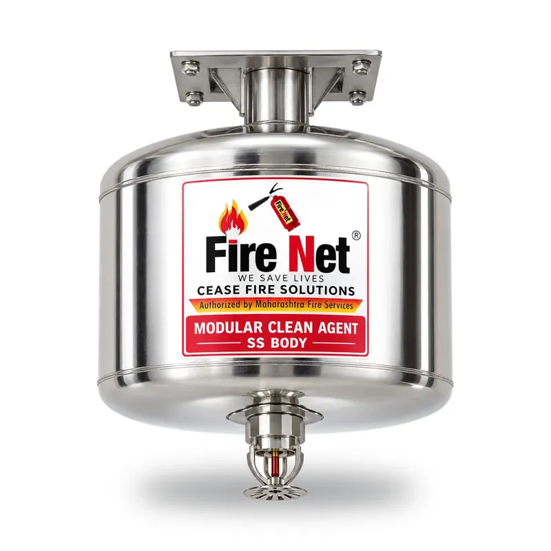 Modular Fire Extinguisher (Clean Agent, SS Body) – 2 kg