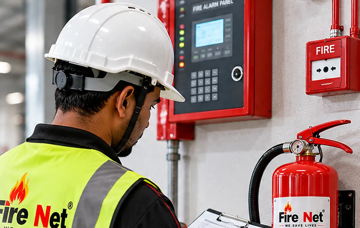 FIRENET fire safety guide visual