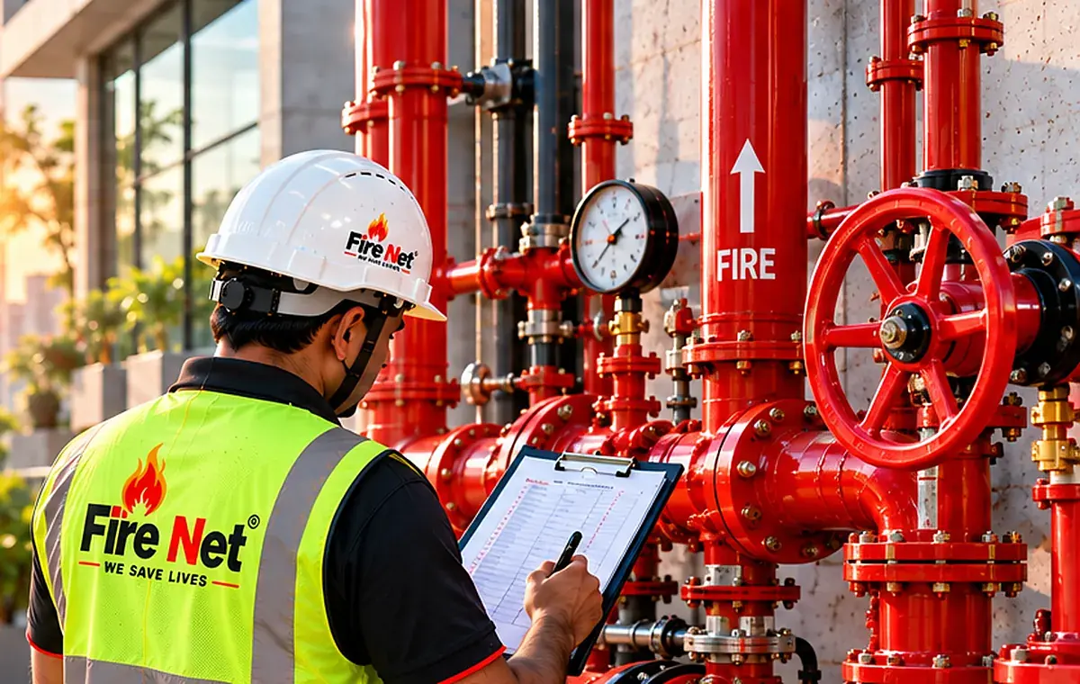 Auditor with a checklist during a site inspection